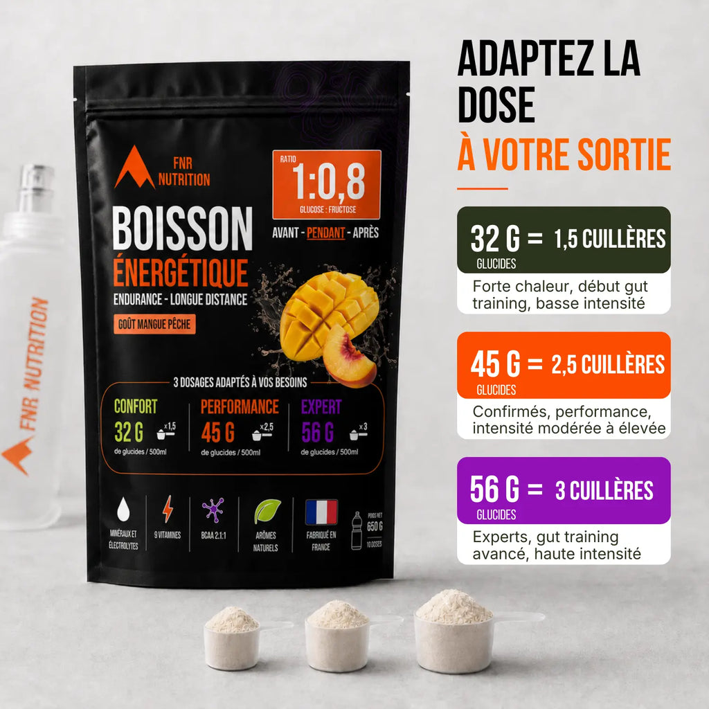 Boisson Endurance - Mangue Pêche FNR Nutrition