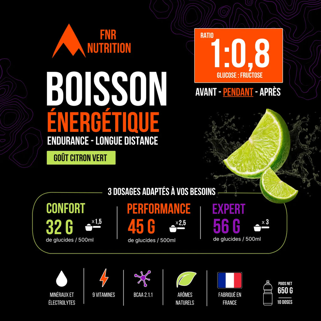 Boisson Endurance - Citron vert FNR Nutrition